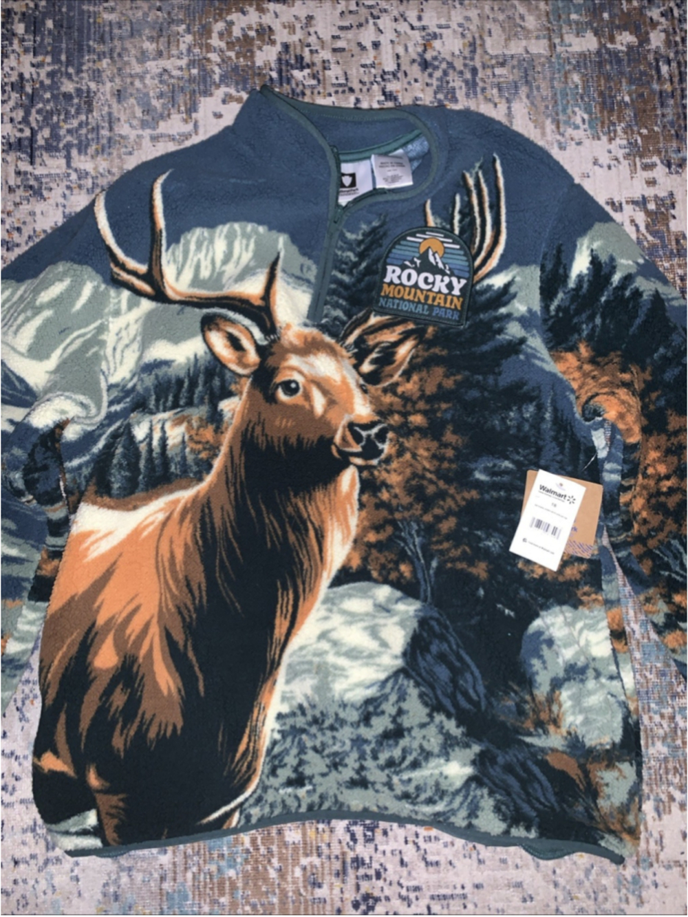 Rocky Mountain National Park Kids Elk Sweater Size 18 Comfty Warm Nature Wild - Picture 2 of 16